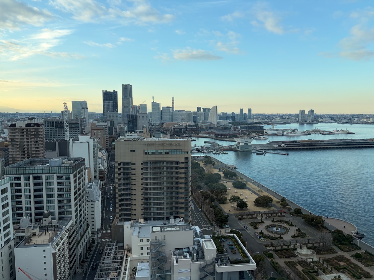 展望台から横浜