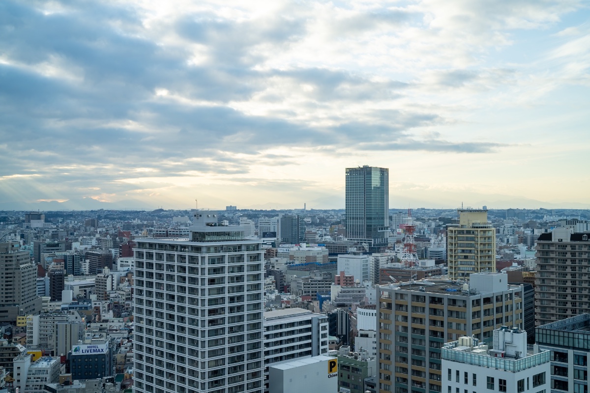 展望台から横浜