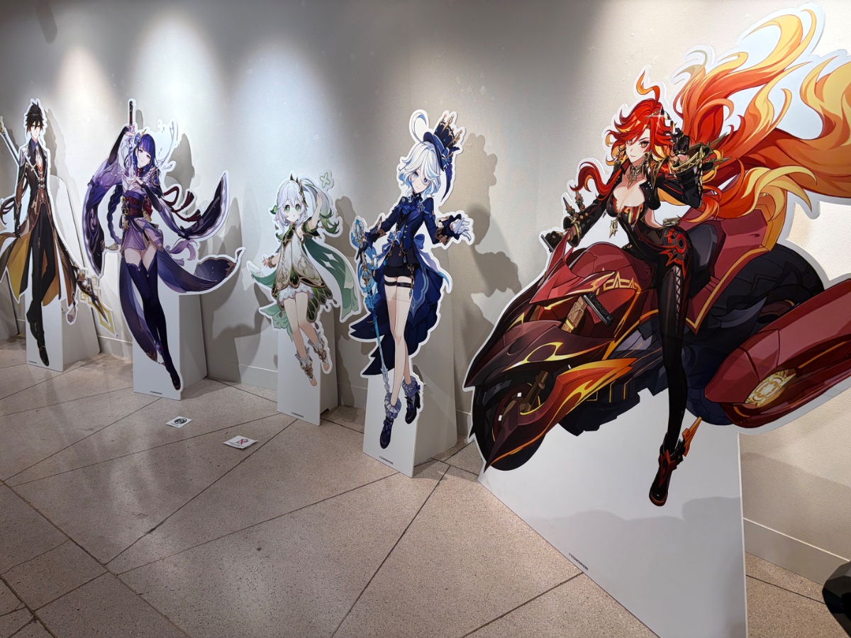 パネル: 鍾離、雷電将軍、ナヒーダ、フリーナ、マーヴィカ